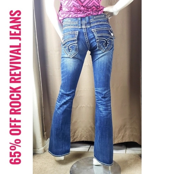 Rock Revival Denim - Womens Rock Revival Johanna boot cut Jeans size 27